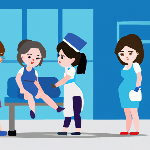 קבוצה של אחיות מסירות המטפלות בחולים, מציגות את תפקידן החיוני בתחום הבריאות.